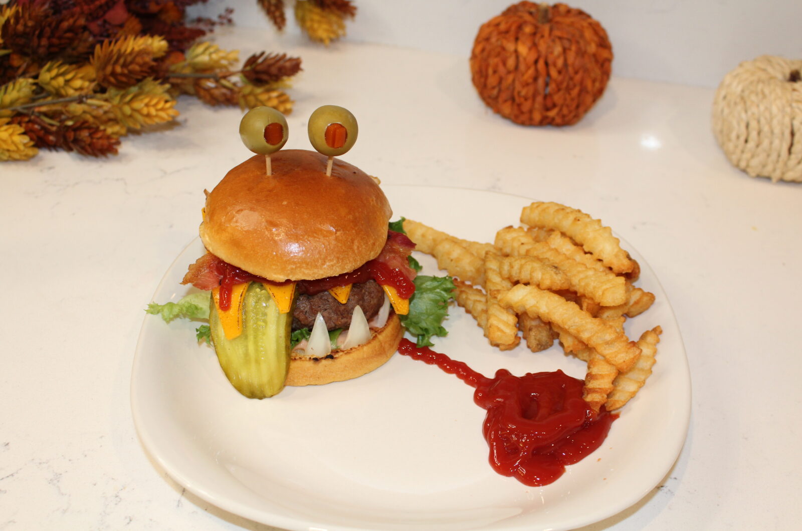 Halloween Monster Burger 