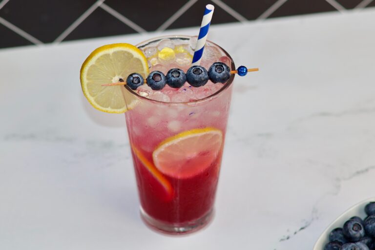Blueberry Lemon Fizz