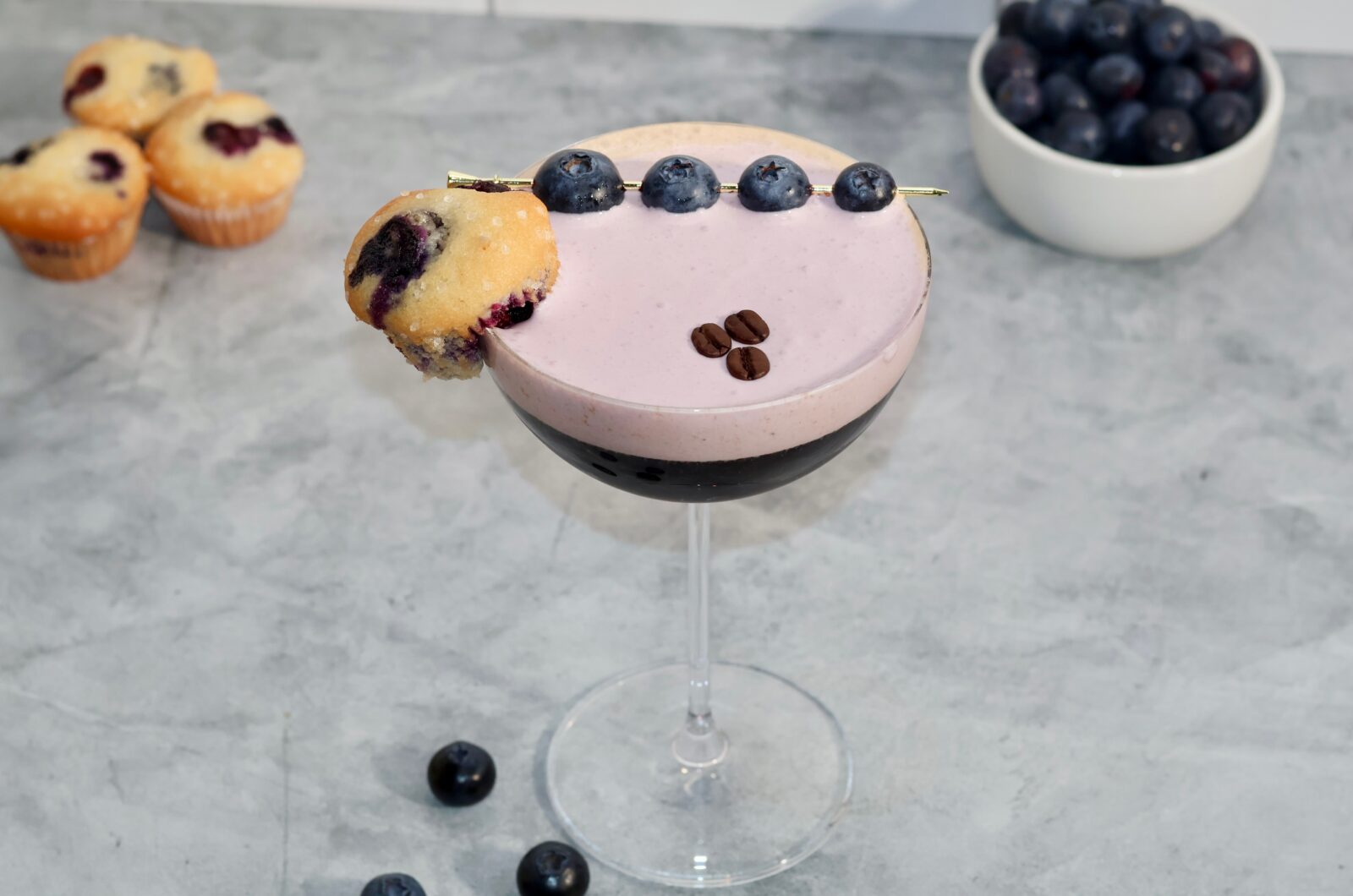 Blueberry Espresso Martini 