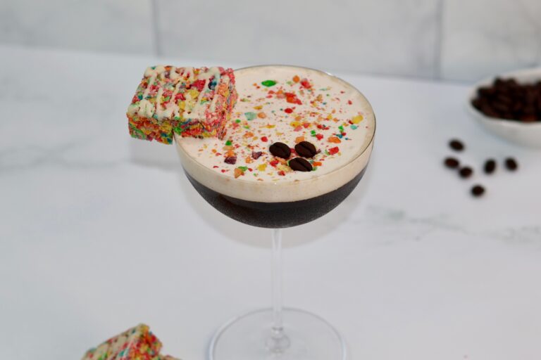 Fruity Pebbles Espresso Martini