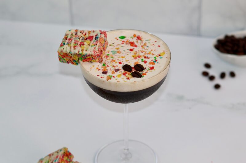 Fruity Pebbles Espresso Martini 